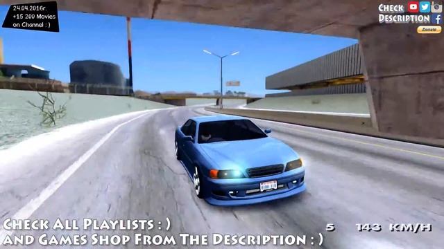 1999 Toyota Chaser Tourer V Stock V2 5 - GTA MOD _REVIEW смотреть онлайн