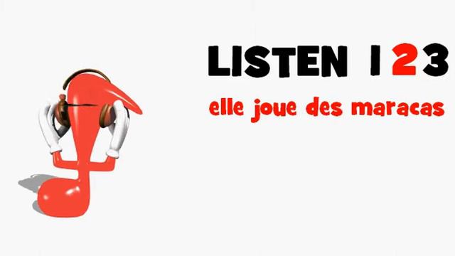 LEARN FRENCH = LISTEN AND REPEAT = elle joue des maracas смотреть онлайн