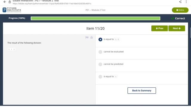 Cisco, Programming essentials in python l part-1 : module -2 Test Answers 2023 l 100% Score смотреть онлайн