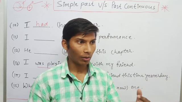 Simple past V/S Past continuous tense with practise exercise смотреть онлайн