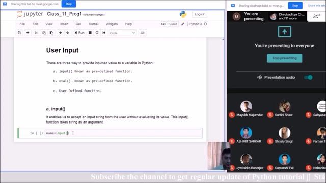Python Tutorial #7 || How to use User Input in python || Easy and Complete Guide on Input() Functio смотреть онлайн