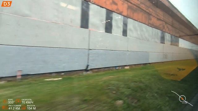 МЦД-3 Ипподром-Зеленоград лето 2023.