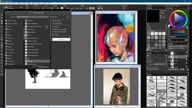 Painting portraits from scratch in Corel Painter смотреть онлайн