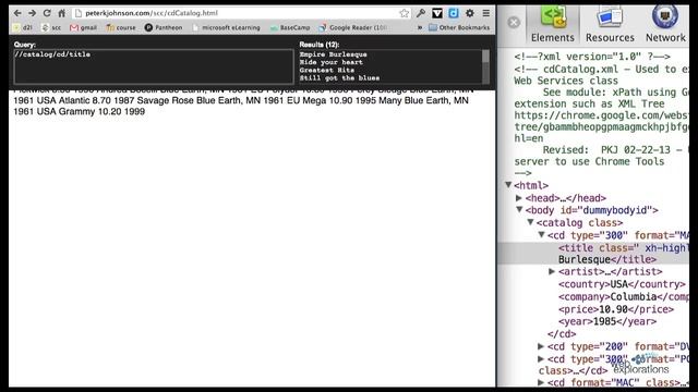 Using XPath Helper to Understand XPath Statements смотреть онлайн