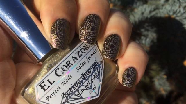 El Corazon Nail Polish Стемпинг лаком для ногтей El Corazon № 423/38 Stamping nailart смотреть онлайн