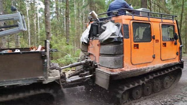 Вездеход в умелых руках | Едем в жёсткое болото | BV-206 смотреть онлайн