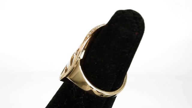 BVLGARI Intarsio Diamond Mother-of-Pearl Rose Gold Ring смотреть онлайн