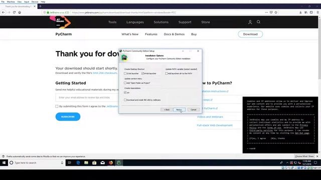 Installing Python and pycharm v2 смотреть онлайн