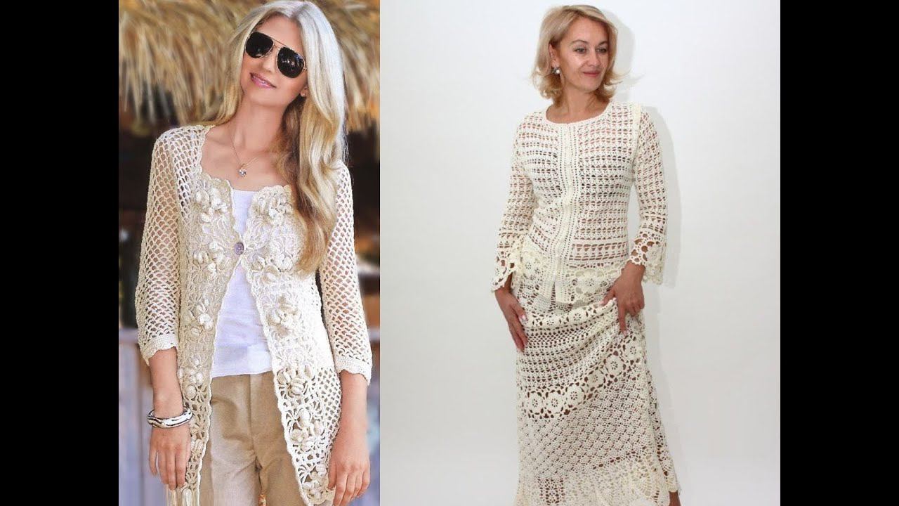Изумительные жакеты крючком - Ажурная нежность смотреть онлайн