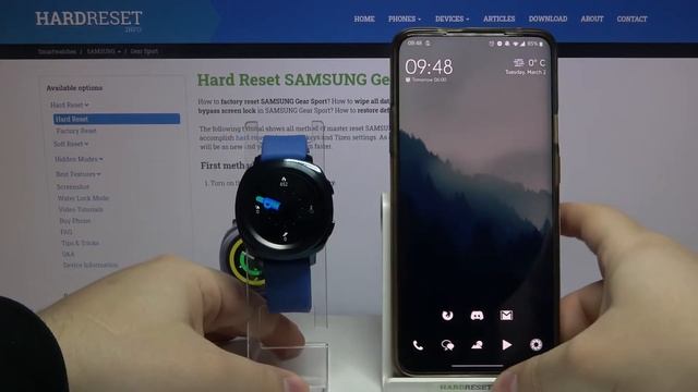 How to Change Watch Face in SAMSUNG Gear Sport – Display Customization смотреть онлайн