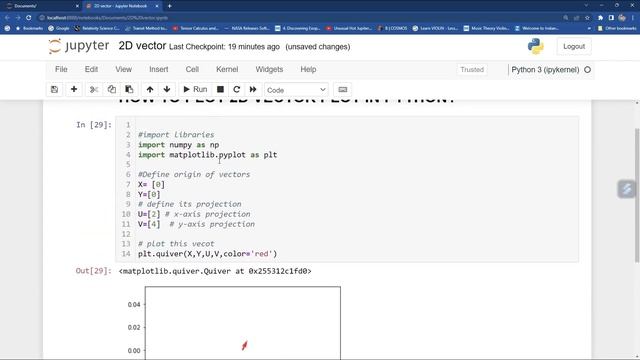 PYTHON TUTORIALS FOR BEGINNERS| HOW TO PLOT 2D VECTOR FIELD/MAP| #python #matplotlib смотреть онлайн