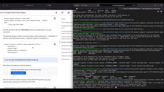 Qwiklabs | Running Dedicated Game Servers in Google Kubernetes Engine [GSP133] смотреть онлайн