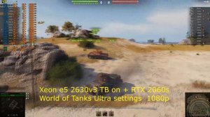 Xeon E5 2630 v3 TB on +2060Super  High (Ultra) settings 720p/1080p in 45 Games.