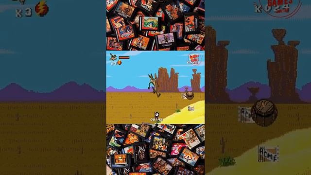 Desert Demolition starring Road Runner & Wile E Coyote #ретропонедельник #shorts #segamegadrive2 смотреть онлайн