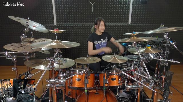Hush - Deep Purple - Ian Paice [ cover ] Drums & Percussion by Kalonica Nicx смотреть онлайн
