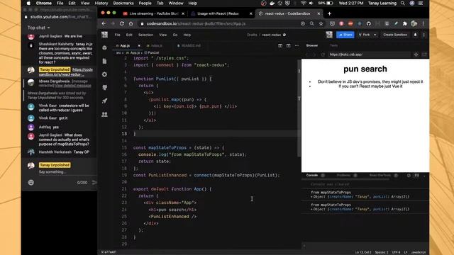 React and Redux: Setting up store, actions and dispatch смотреть онлайн