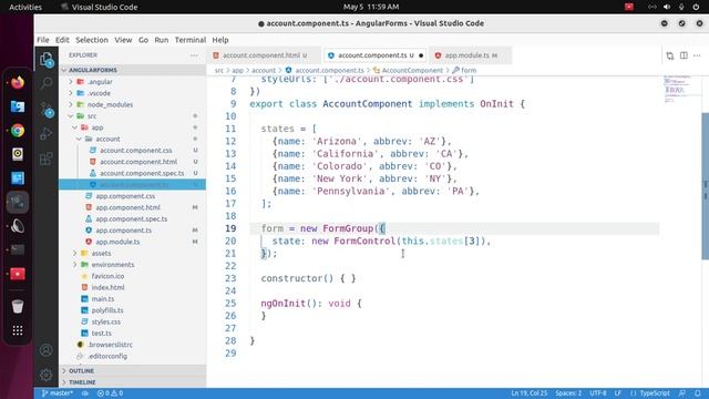 Angular 13 Tutorial for Beginners: Select Control with Reactive Form in Angular Application смотреть онлайн