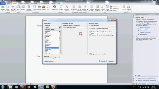 video tutorial combinacion de correspondencia office 2010 смотреть онлайн