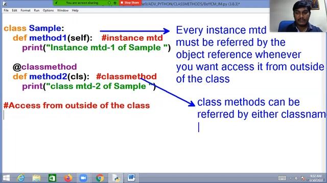 Class Method vs Instance Method смотреть онлайн