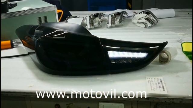 Elantra aftermarket taillight new version with matrix turn signals | Buy online from motovil.com смотреть онлайн