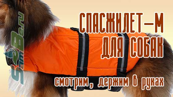 Спасательные жилет для собаки Spass-dog, размер M, собаки до 10 кг арт. Z0000003651