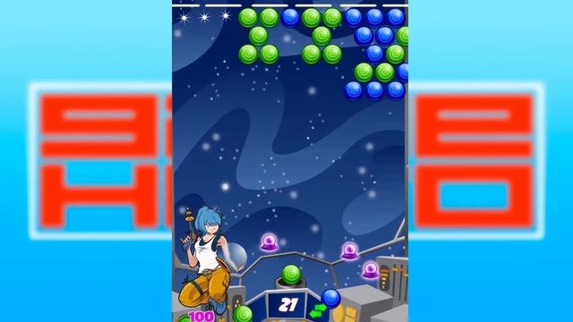 Game Hero´s "Laser Blast Pop Bubble Shooter" смотреть онлайн