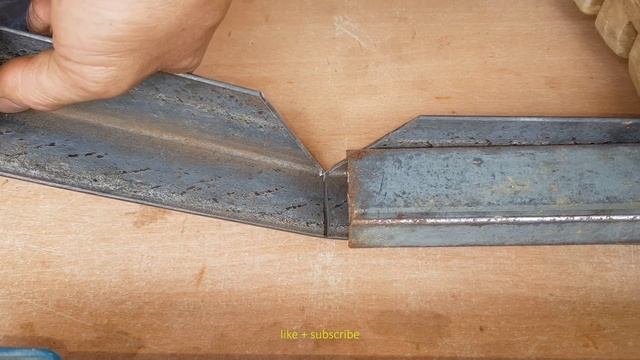 how to create a 90 degree right angle for V iron, without the need for welding смотреть онлайн