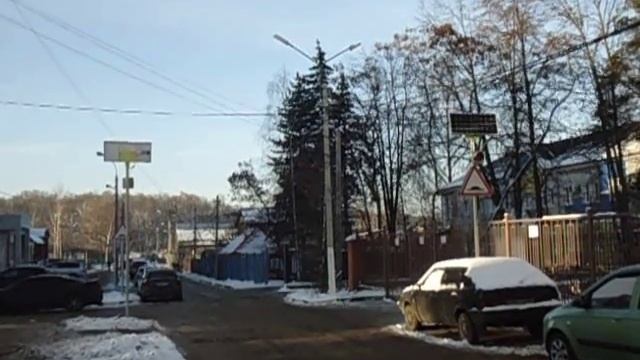 Светофор на улице Горького во Фрязино смотреть онлайн