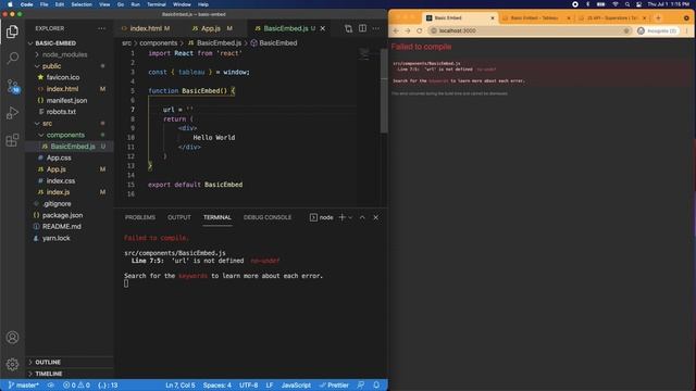 Tableau JavaScript API - Basic Embed смотреть онлайн