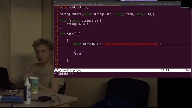 Лекция 10. Константы. Константные указатели и ссылки смотреть онлайн
