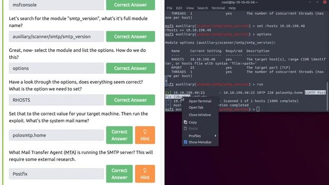 TryHackMe Network Services 2 - Part 2 [SMTP] смотреть онлайн