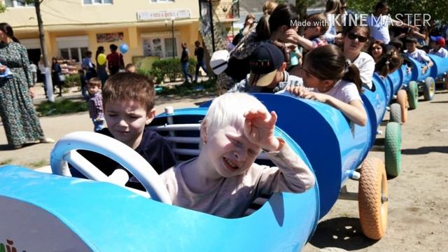 Аттракцион на бульваре,Как в Кайтагском районе, п. Маджалис, рес. Дагестан, 1мая отмечали смотреть онлайн