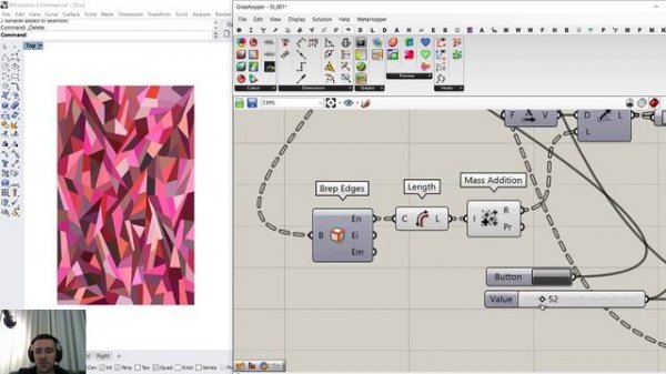 Циклы в Grasshopper