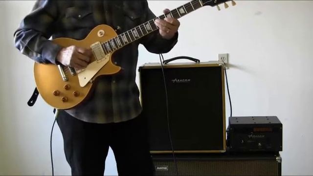 ARACOM VRX22 Amp, ARACOM PRX150 Attenuator, Gibson 1957 Les Paul (R7), Avatar Cab, ALNICO Blue, G12 смотреть онлайн