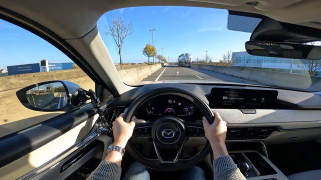 Mazda CX-60 2023 | 2.5 phev plug-in hybrid 327 hp Takumi | POV test drive | 0-100 | 2022 смотреть онлайн