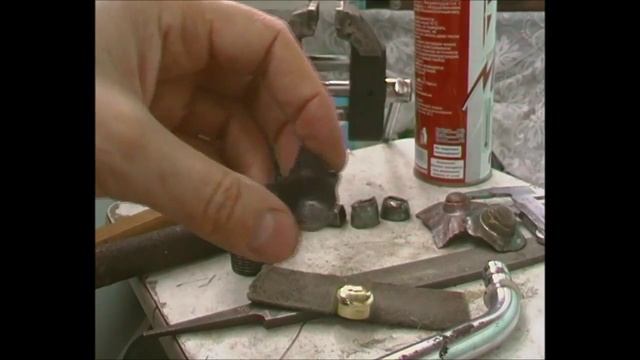 Самодельная оковка для финки.-Homemade ferrule for puukko/ смотреть онлайн