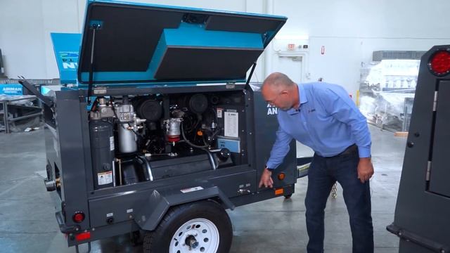 Airman 185CFM & 400CFM Portable Compressors смотреть онлайн