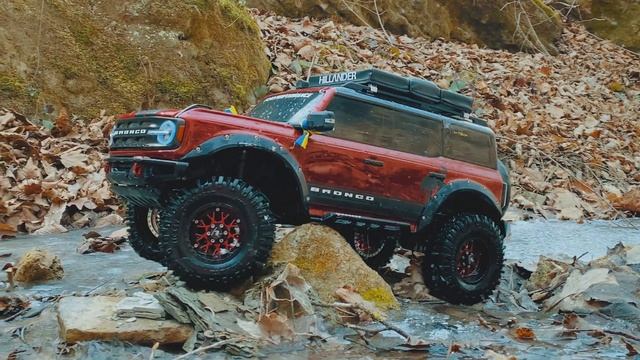 $1500 Custom RC Truck Traxxas TRX4 Bronco 2021 H-Tech смотреть онлайн