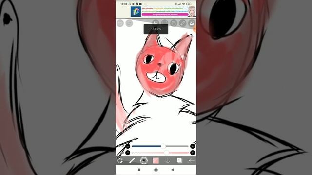 Как я рисую рисунки // Белый лис Север смотреть онлайн