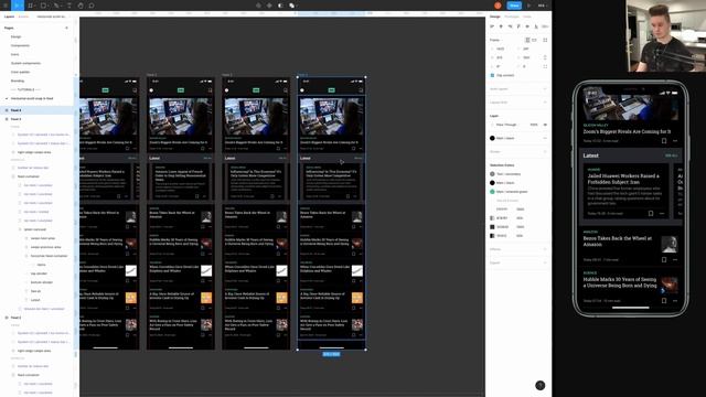 Horizontal Scroll Snap | Advanced Figma Prototyping смотреть онлайн