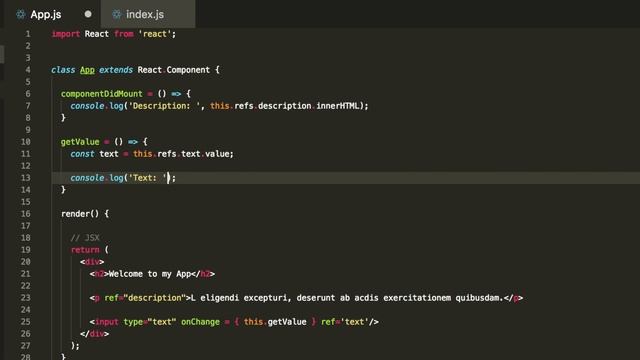React Refs and createRef смотреть онлайн