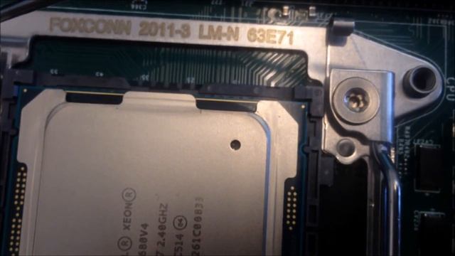 Installation Processor InIntel® Xeon® E5 2680 v4 to MBD X10SRI-F, whit single socket R3 (LGA 2011) смотреть онлайн