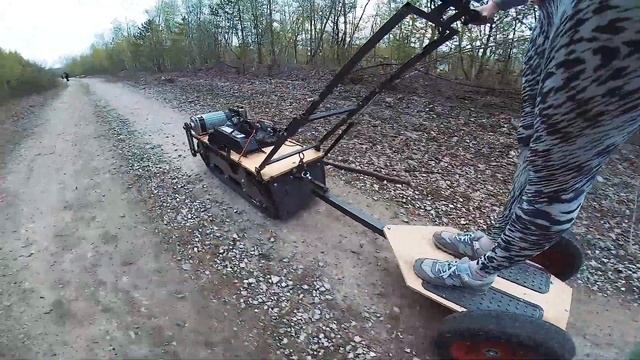Electric towing vehicle snowmobile. From sniejik.com team смотреть онлайн