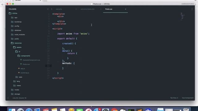 Componente Posts - Infinite Scroll con Laravel y Vue.js - #4 смотреть онлайн