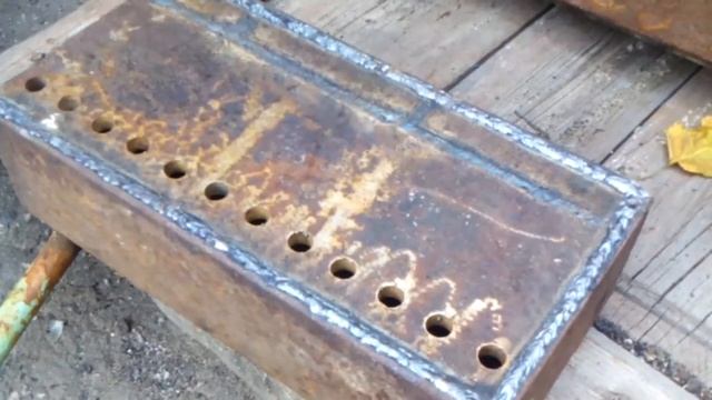 Шахтный котёл длительного горения своими руками 11ч. Внутренние размеры. смотреть онлайн