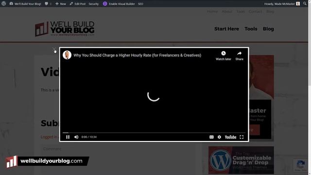 How to add a Pop Up Video to Your Blog Post (using Gutenberg / WordPress 5.0+) смотреть онлайн