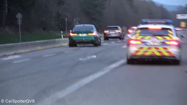Cars Leaving Nürburgring Tankstelle - BMW M5 F90 ESCAPES FROM POLICE! Zenvo Shmee, GT3RS, R32..