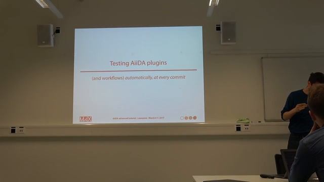Introduction to Docker + automated testing of AiiDA plugins and workflows (Lausanne, March 2017) смотреть онлайн