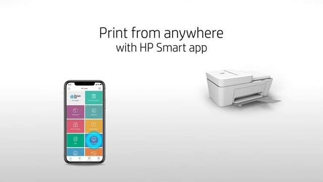 HP DeskJet Plus 4155 Wireless All in One Printer смотреть онлайн