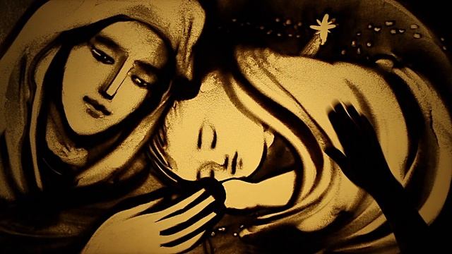 Christmas Story - New Sand Art By Kseniya Simonova|Светлый праздник Рождества-песочная анимация 202